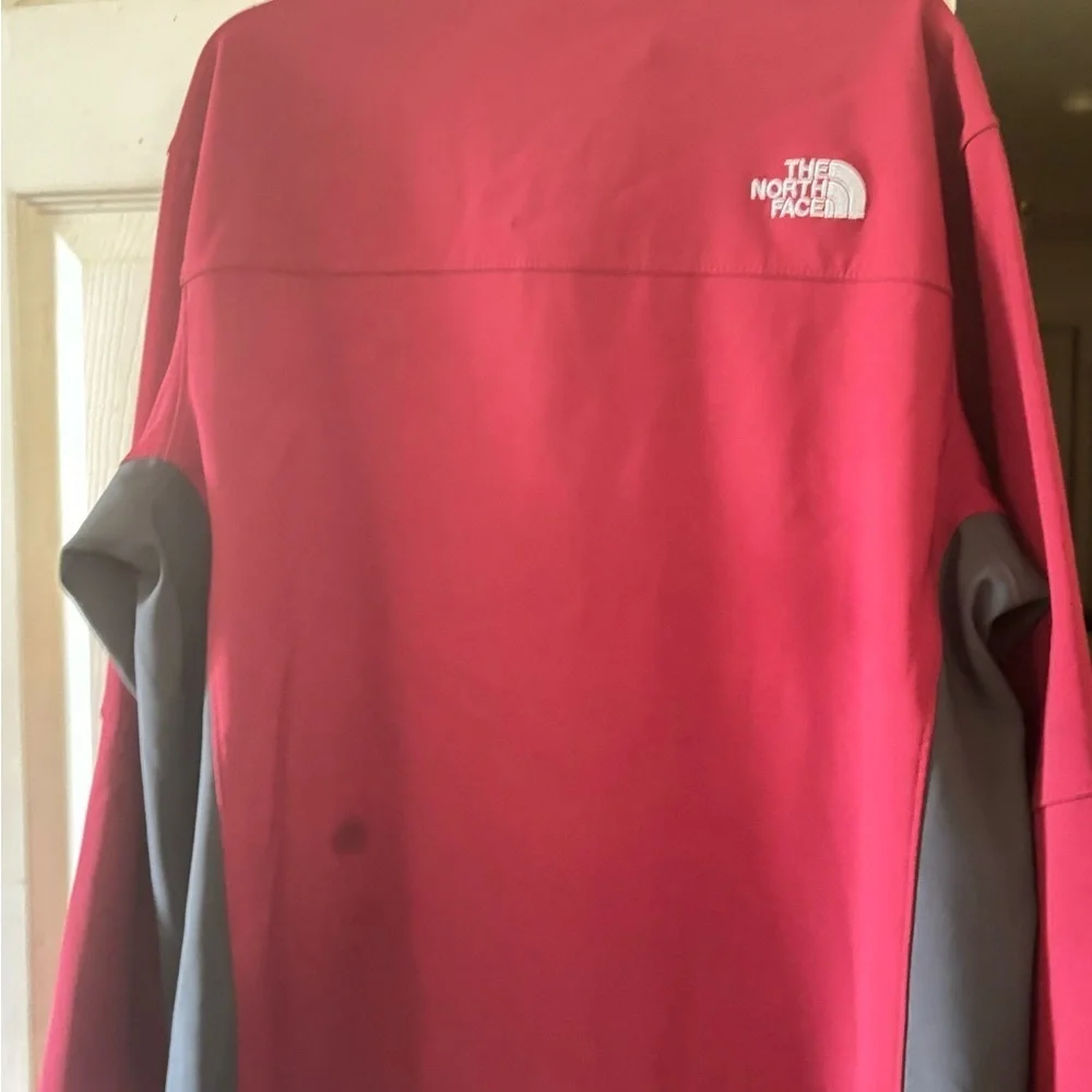 The Northface color block zipper jacket